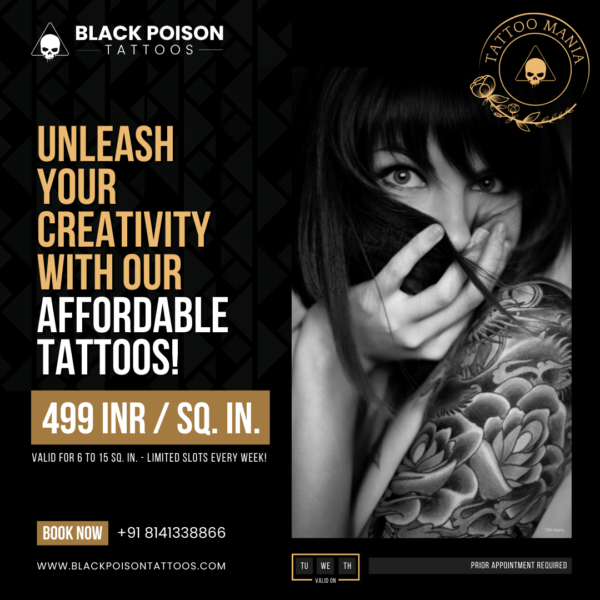 Tattoo Mania Offer - 499 per Sq. In