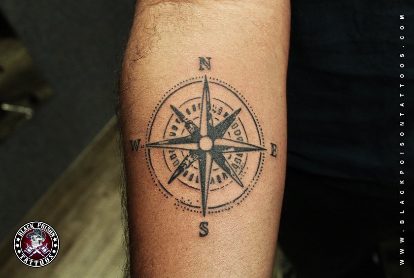 Compass Tattoo