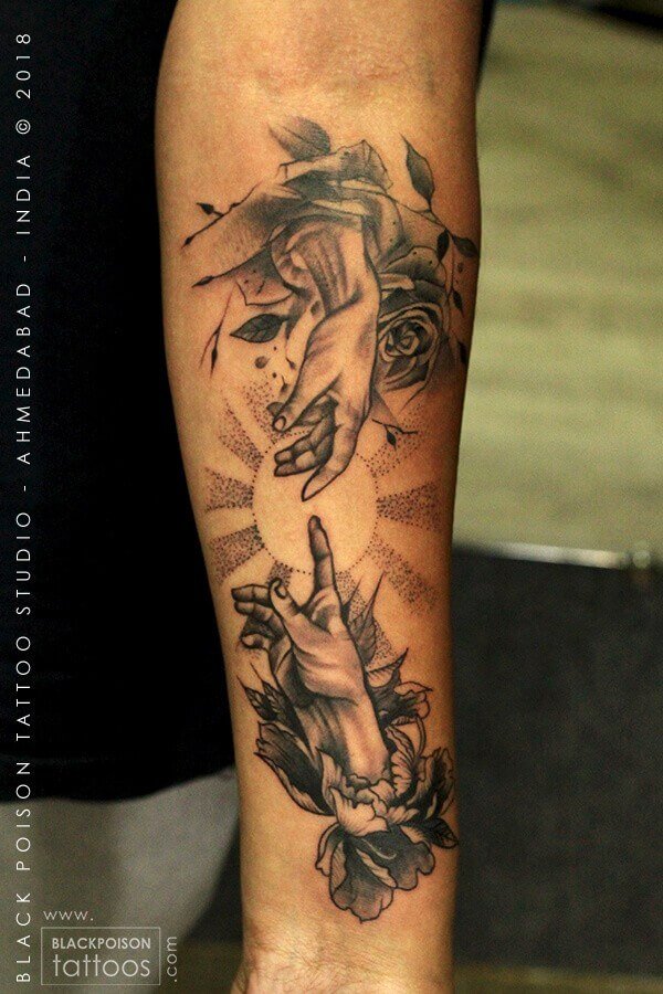 Creation of Adam Tattoo