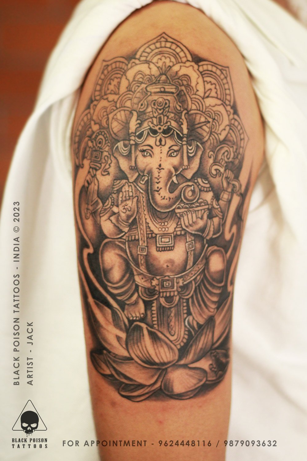 Discover the Mesmerizing Lord Ganesha Tattoo for Spiritual Souls