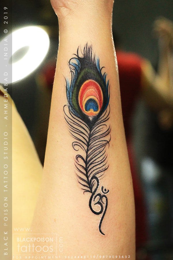 peacock feather tattoo