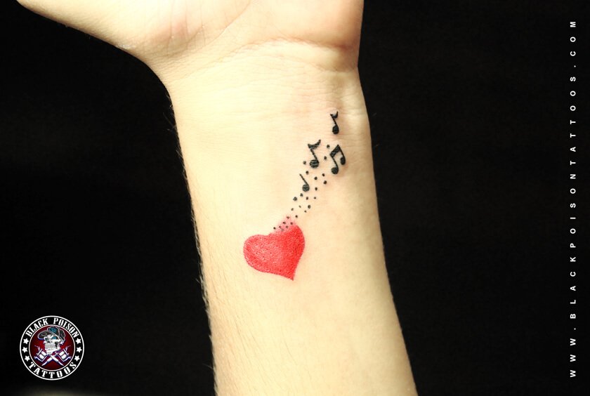 Musical Notes Tattoo