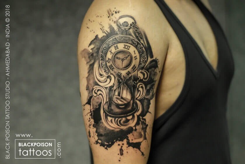 hourglass tattoo