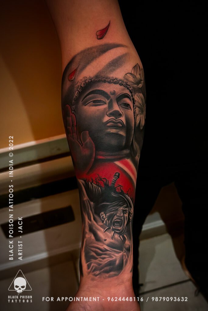 Exploring the Deep Symbolism of Lord Buddha and Warrior Tattoos