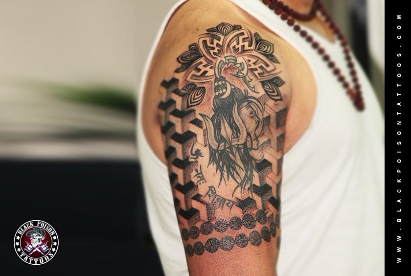 Angry Shiva Tattoo