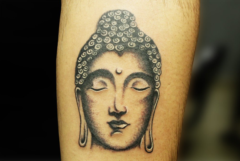 Lord Siddhartha Gautama Buddha Tattoo Inked By Black Poison Tattoos