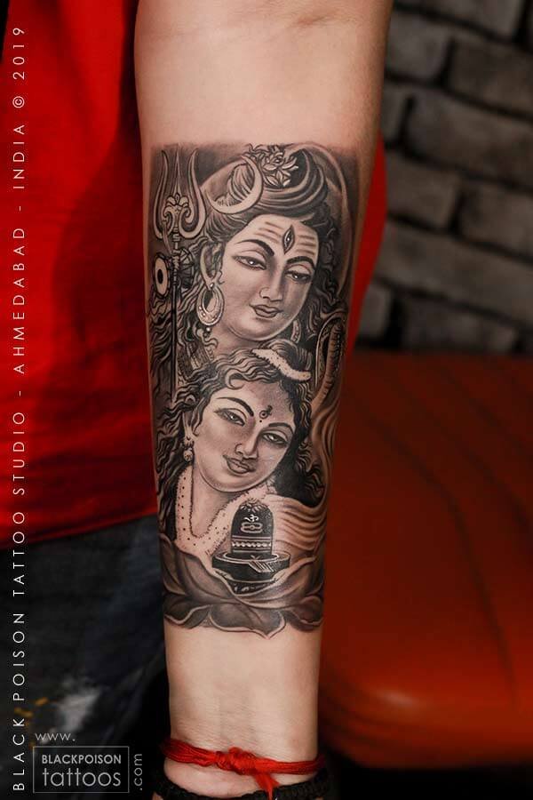Shiv Shakti Tattoo