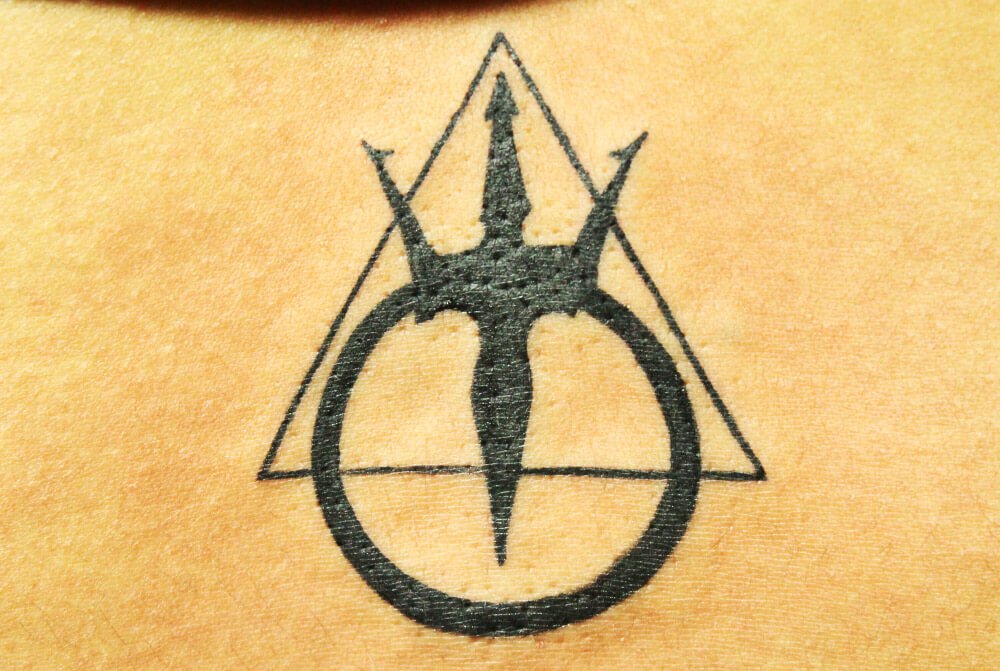 Tattoo of The mark of The Warriors of Poseidon - Black Poison Tattoos